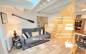 La Coquille Séjour en Duo Confort Maisonnette de bourg à Ouistreham - Situation idéale commerces&plage - Wifi et linge inclus